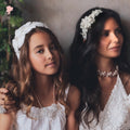 Designer White Bridal Hair Accessories | Sienna Likes To Party 