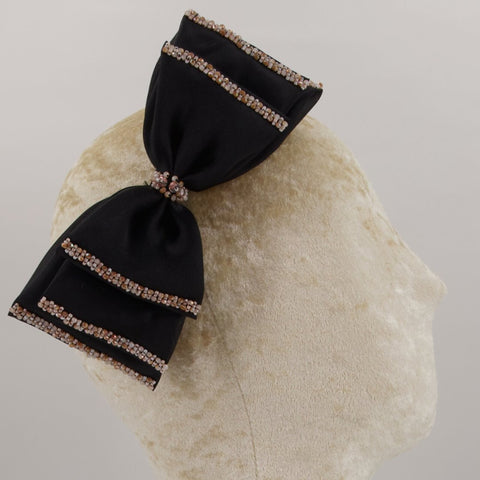 The Gwyneth Statement Designer Bow Hair Barrette.