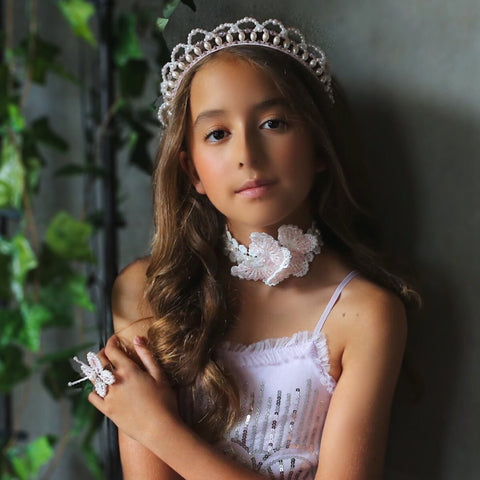 The Halo Tiara Designer Girls Headband.