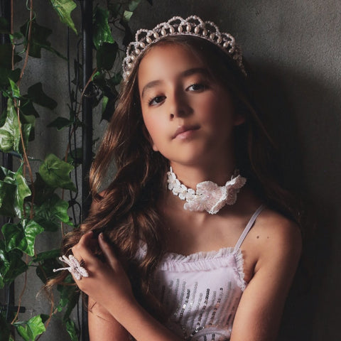 The Halo Tiara Designer Girls Headband.