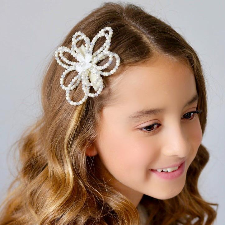 The Fairy Pearl Petal Luxury Hair Clip.