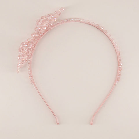 The Little Miss Crystal Bow Designer Girls Headband.