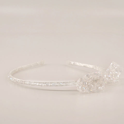 The Little Miss Crystal Bow Designer Girls Headband.
