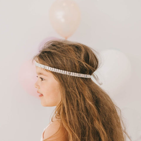 The Little White Diamond Hair Garland.