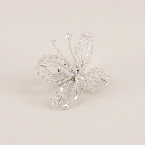 The Lyra Crystal Butterfly Luxury Ring.
