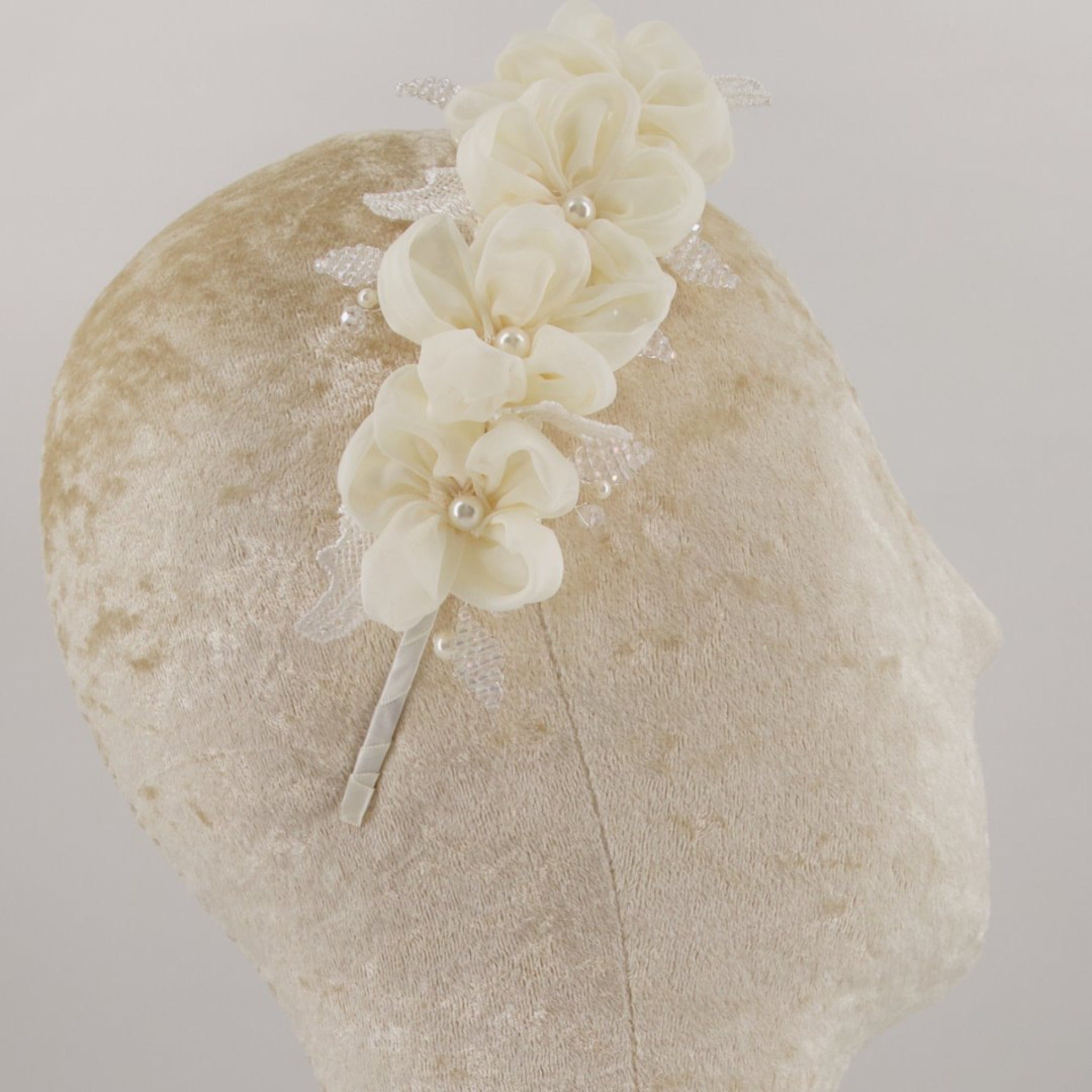 Designer Flower Crowns Fabric Headband | Sienna Likes To Party 