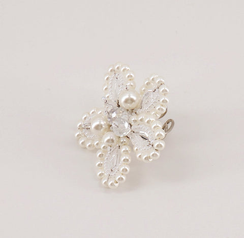 The Mini Shades of White Designer Ring.