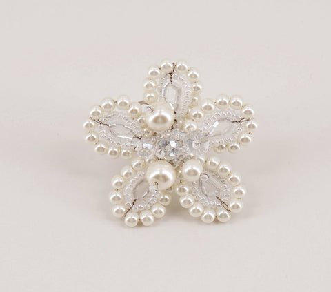 The Mini Shades of White Designer Ring.