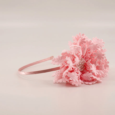 The Miss Hepburn Crystal & Lace Designer Girls Headband.