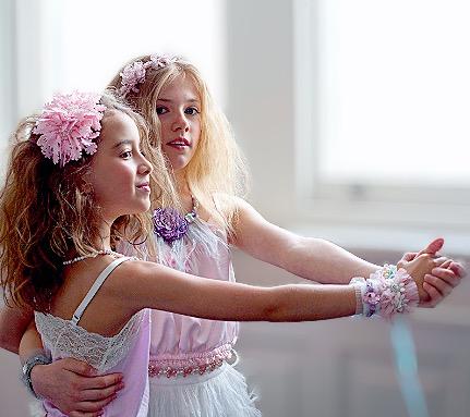 The Miss Hepburn Crystal & Lace Designer Girls Headband.