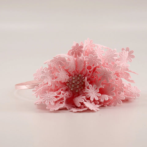 The Miss Hepburn Crystal & Lace Designer Girls Headband.