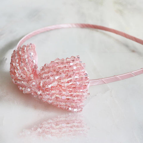 The My Crystal Designer Hair Bow Girls Headband.