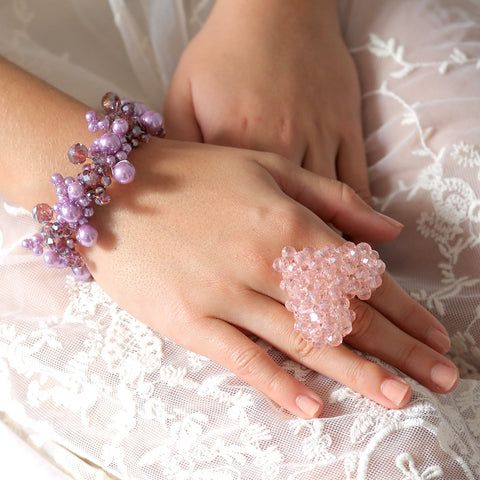 The My Love Heart Crystal Designer Ring.