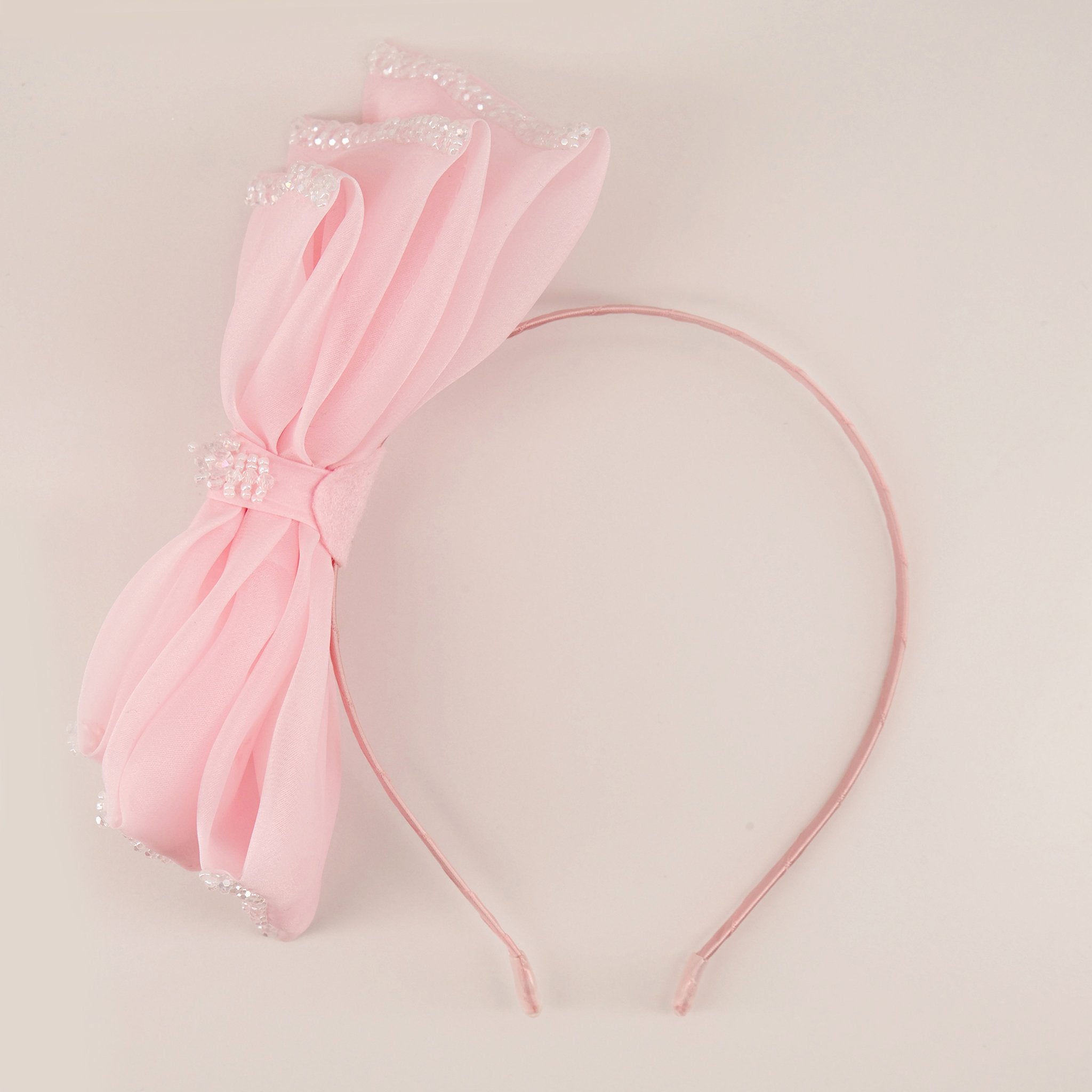 Flower Girl Accessories | Mystical Pink Bow Headband – Sienna Likes To ...