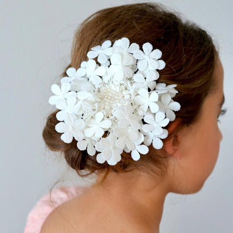 The Precious Posy Pearl and Crystal Hair Clip.