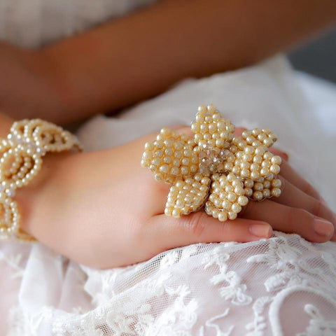 The Princess of Pearls Designer Ring.