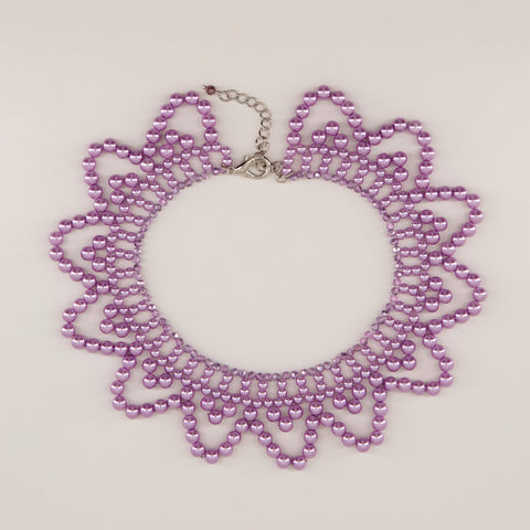 The Sadira Purple Kids Designer Necklace.