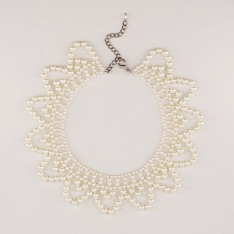 The Sadira Pearl Designer Statement Necklace.