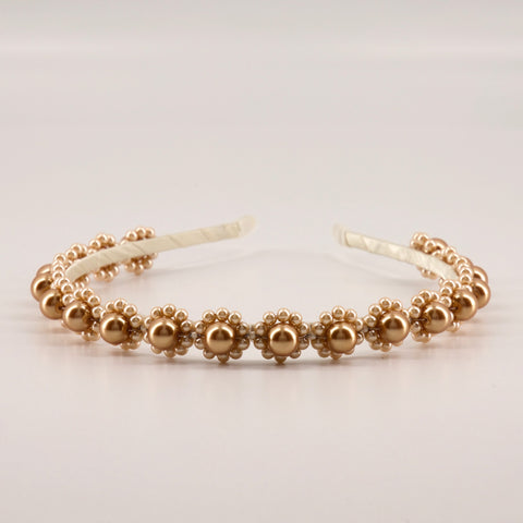 Designer Pearl Tiara Headband | Sienna Likes To Party 