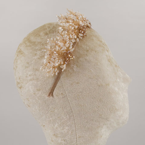 The Tivona Pearl and Crystal Crown Headband.