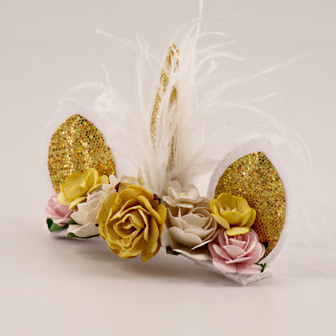 The Unicorns and Dreams Designer Girls Elastic Headband.