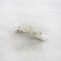 The White Cherry Blossom Crystal Hair Clip.