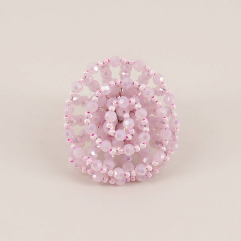 The Wild Rose Crystal Designer Ring.