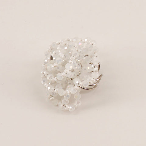 The Wild Rose Crystal Designer Ring.