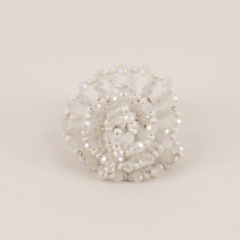 The Wild Rose Crystal Designer Ring.