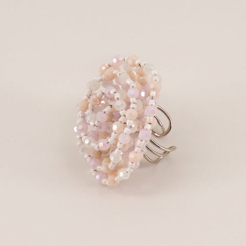 The Wild Rose Crystal Designer Ring.