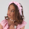 Pink Feather Headbands for kids by Sienna Likes to Party - Kids Fashion Brand
